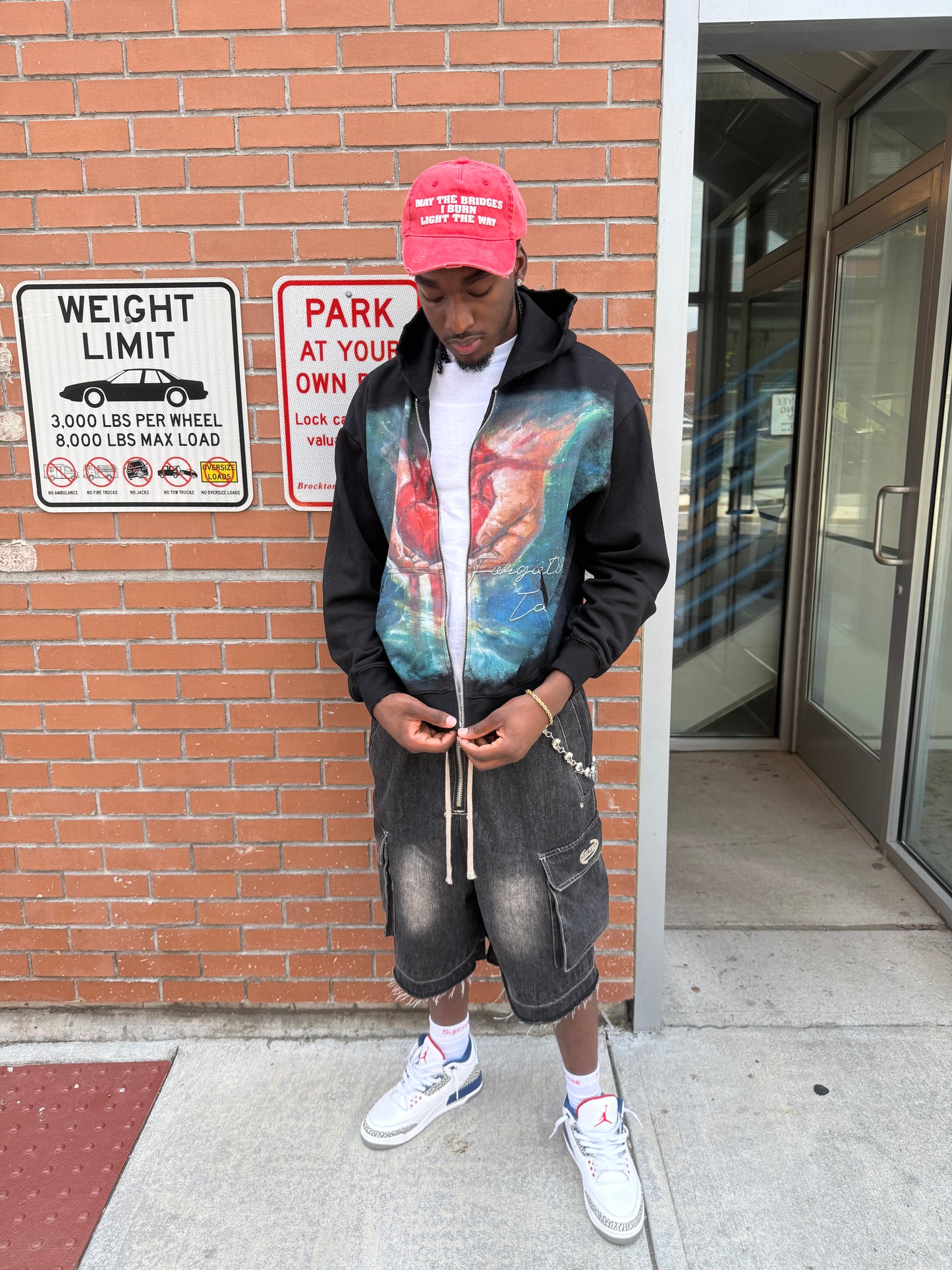 “FORGOTTEN HEART”(ZIP UP Hoodie)