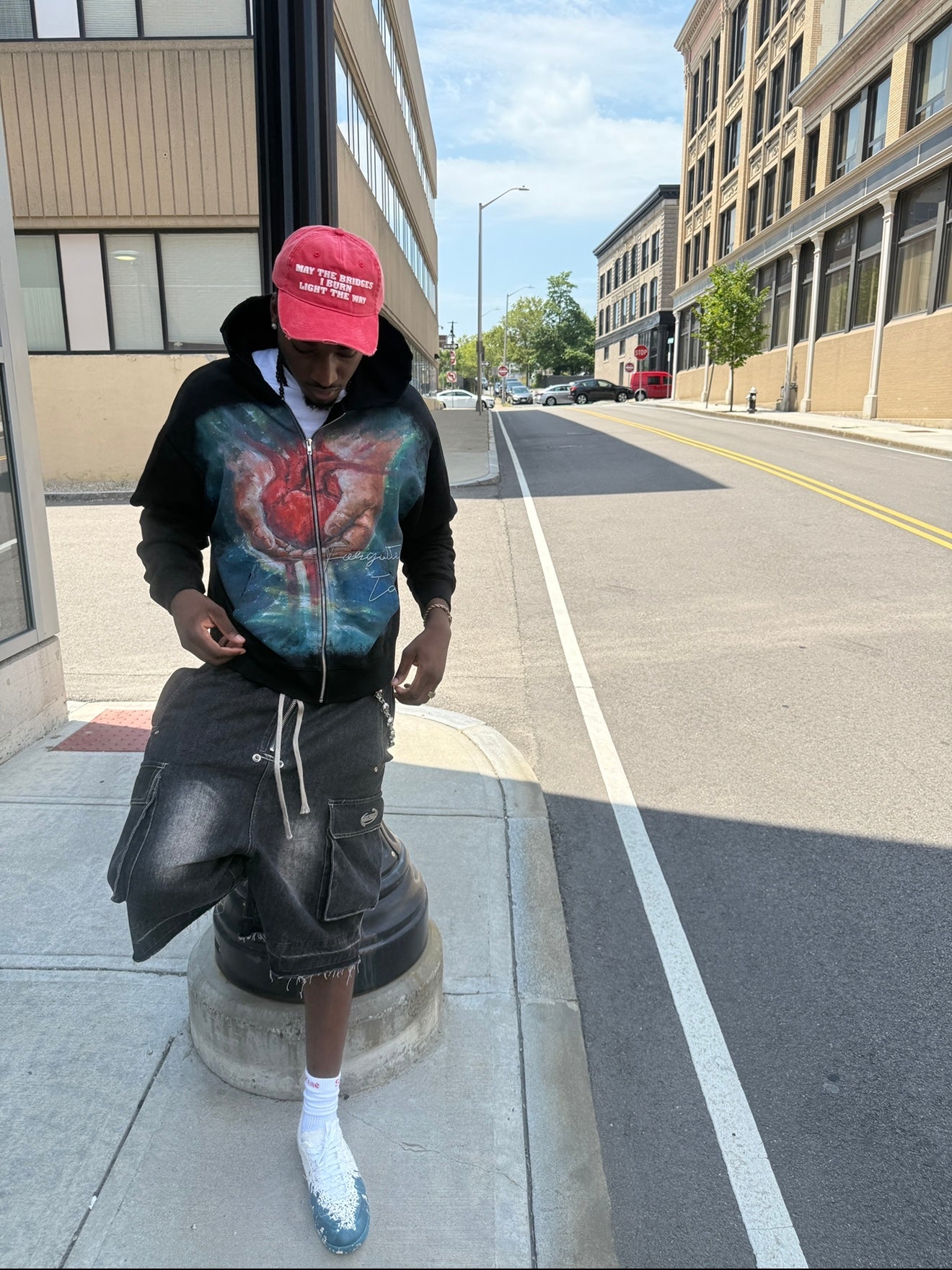 “FORGOTTEN HEART”(ZIP UP Hoodie)