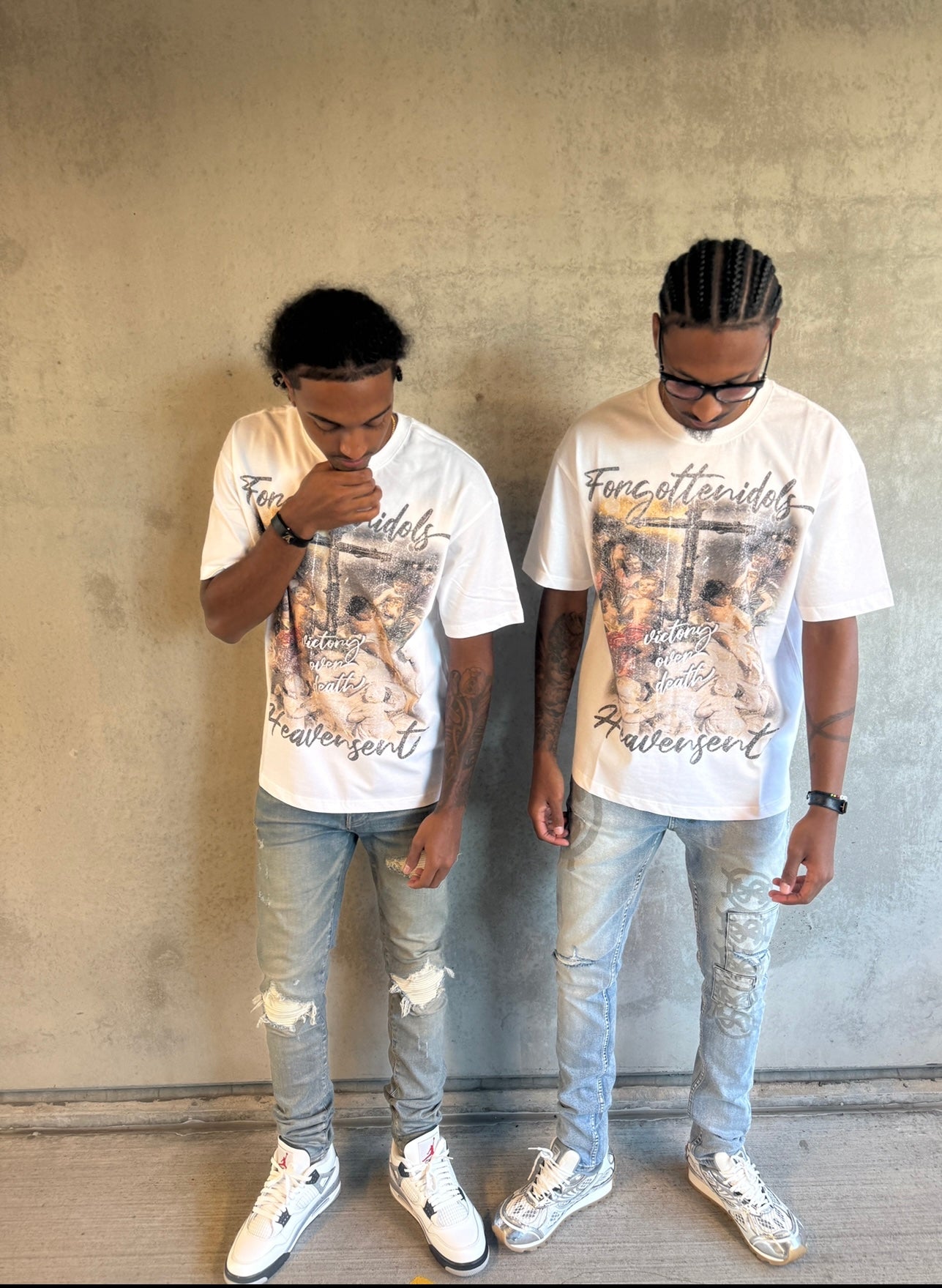 "FORGOTTEN IDOL HEAVEN SENT"(WHITE TEE)