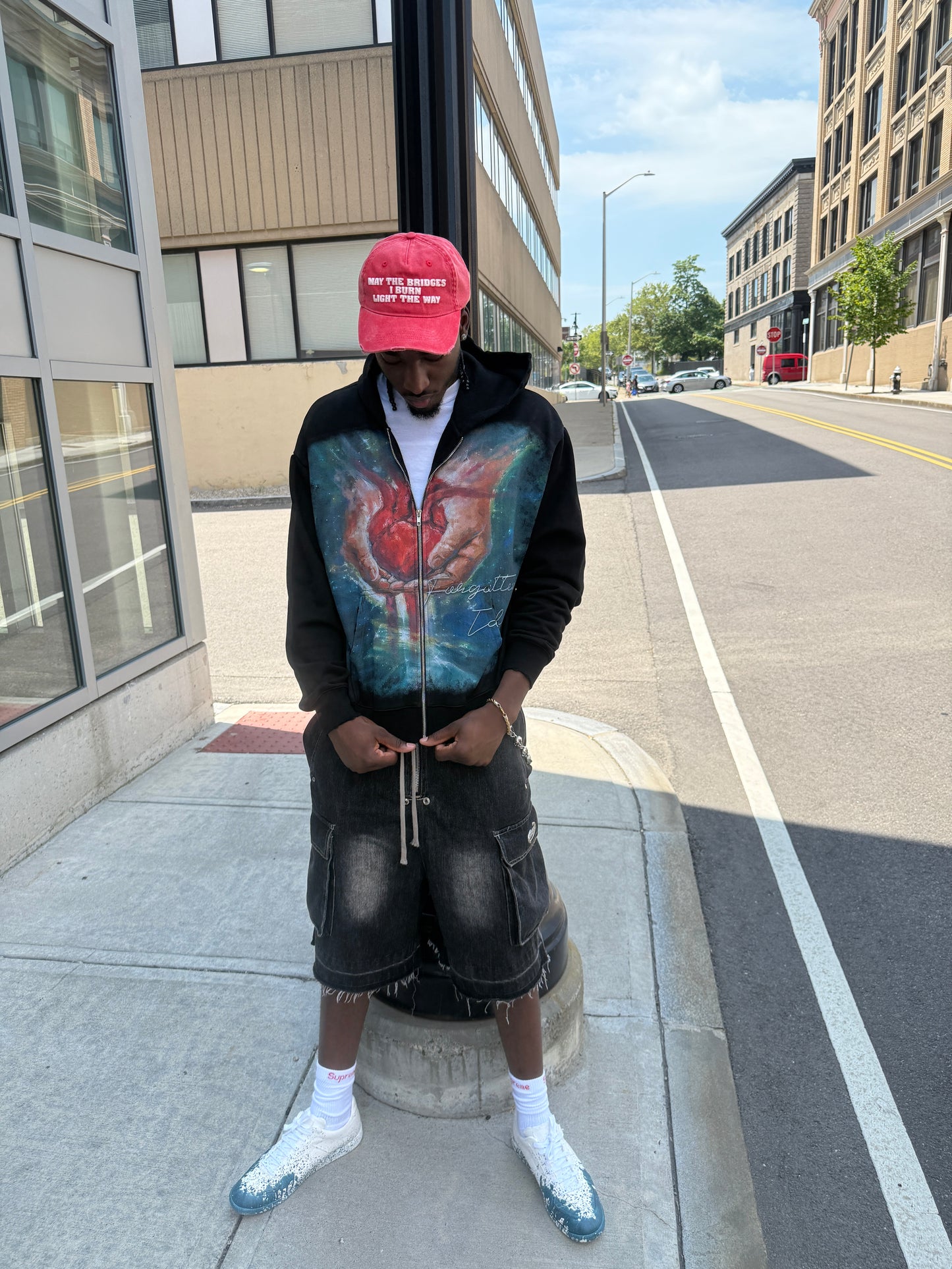 “FORGOTTEN HEART”(ZIP UP Hoodie)