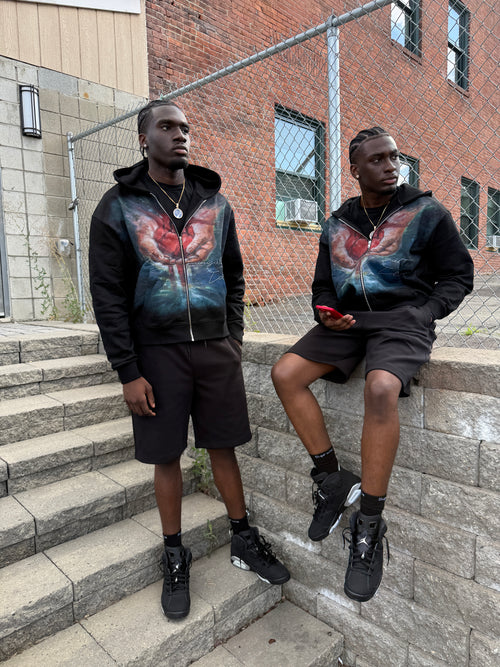 FORGOTTEN HEART ZIP UP