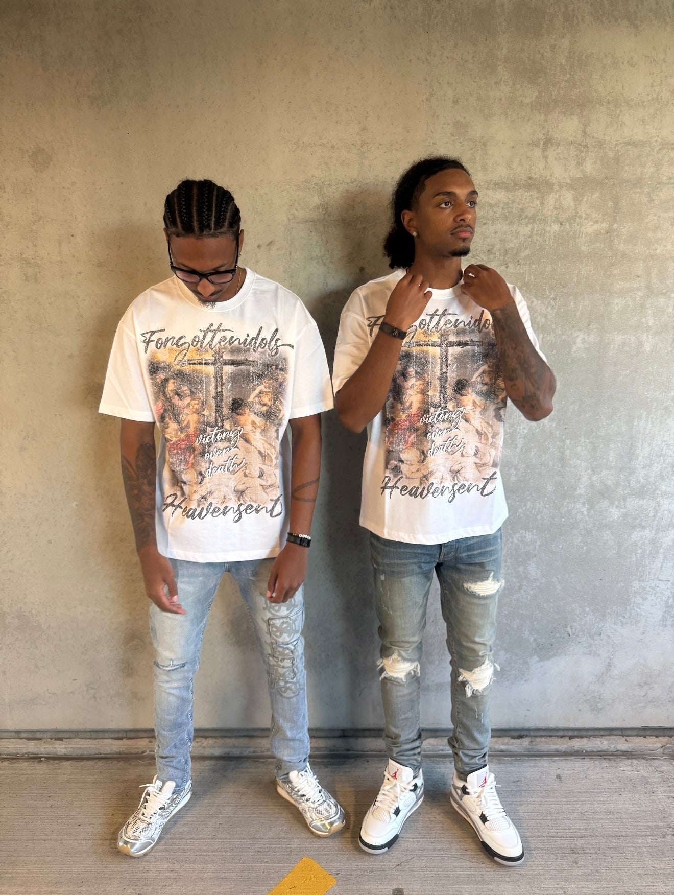 "FORGOTTEN IDOL HEAVEN SENT"(WHITE TEE)