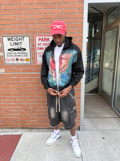 “FORGOTTEN HEART”(ZIP UP Hoodie)