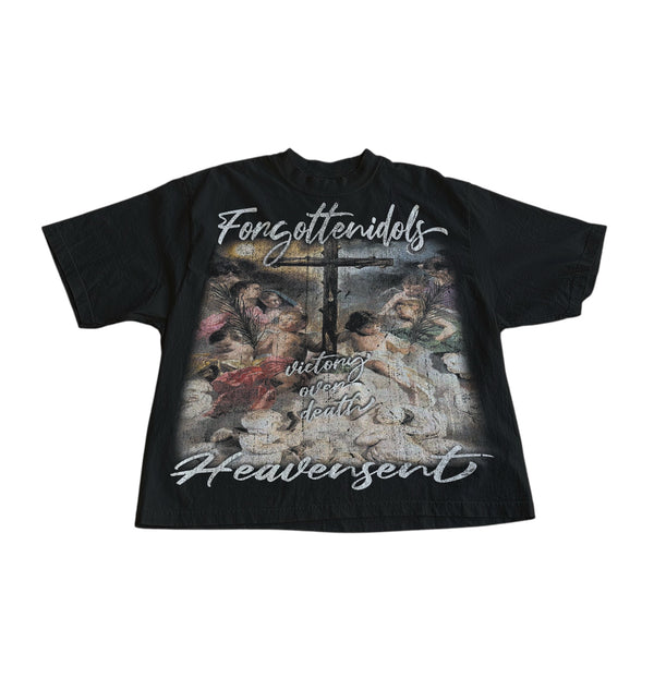 "FORGOTTEN IDOLS HEAVEN SENT"(BLACK TEE)