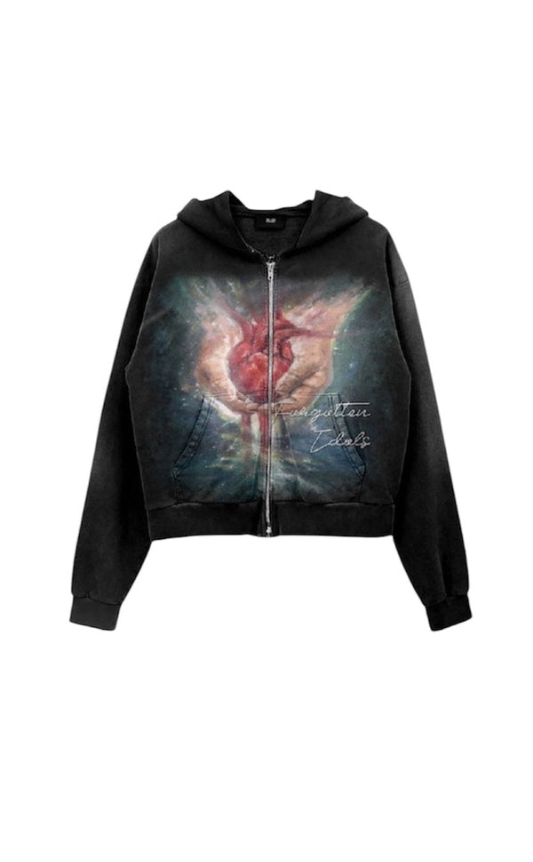 FORGOTTEN HEART ZIP UP
